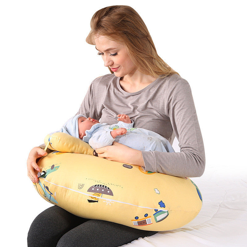 60x65cm Maternity Pillow – Breathable Cotton for Nursing & Side Sleep