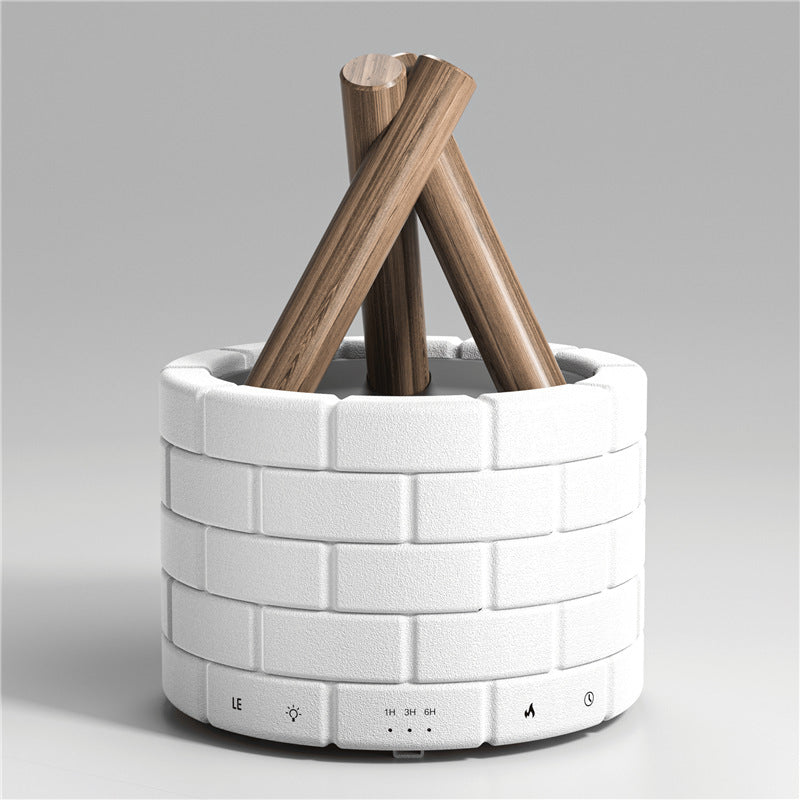 Portable Campfire Aroma Humidifier – Ambiance + Hydration