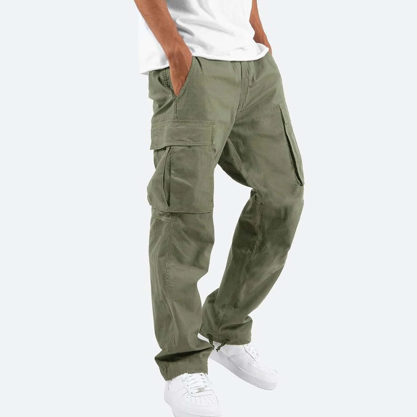 Men's Everyday Cargo Pants - Comfort Fit with Utility Pockets