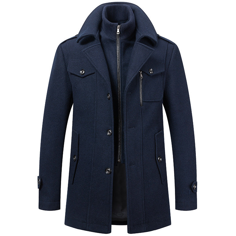 Two-piece winter coat for men