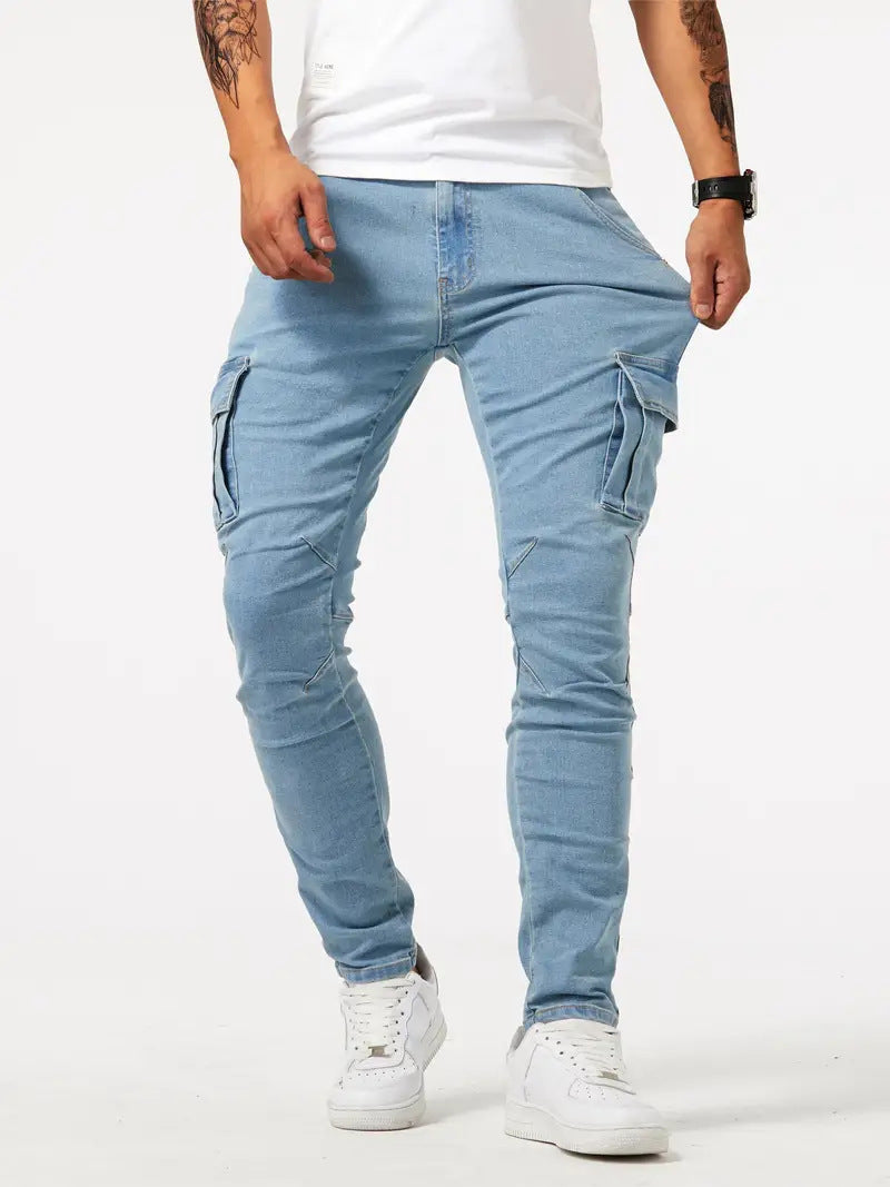 Pantalon cargo slim fit