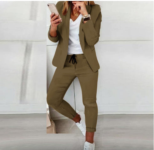 Ladies Elegant & Comfortable Blazer + Pants Set