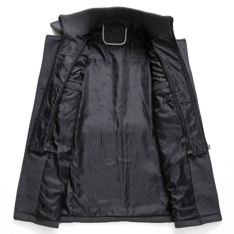 Two-piece winter coat for men
