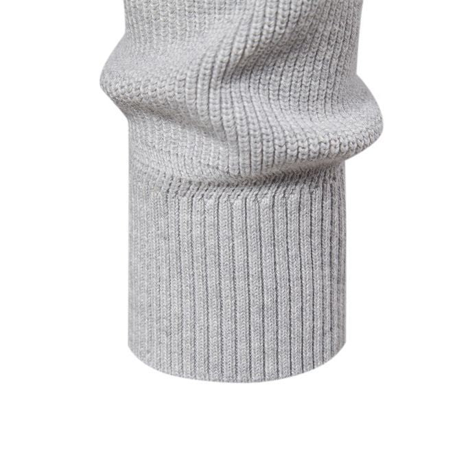 Men’s Half-Zip Knitted Jumper/Sweater with Stand Collar and Slim Fit