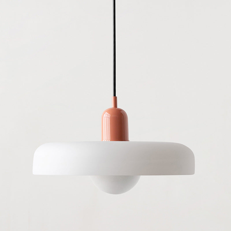 Modern Stained Glass Pendant Lamp – Bauhaus-Inspired Design for Stylish Interiors