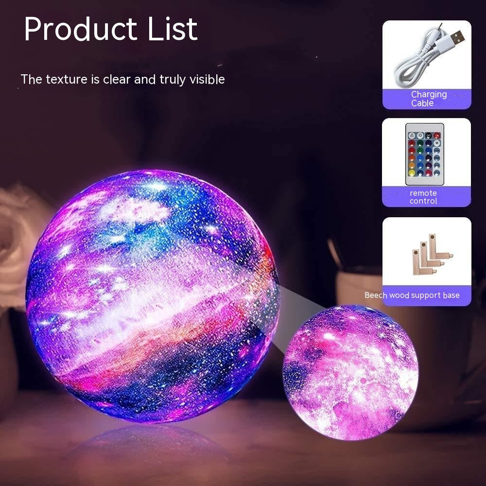 3D Moon Light Galaxy LED Light