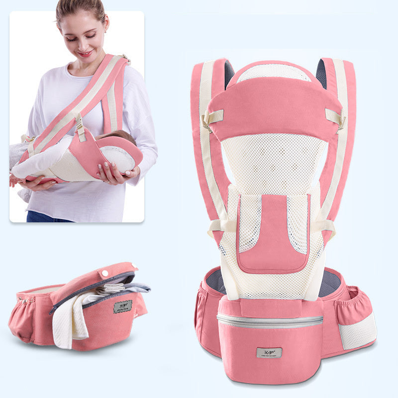 4-in-1 Baby Carrier – Convertible Hip Seat & Backpack (0-48 Months)