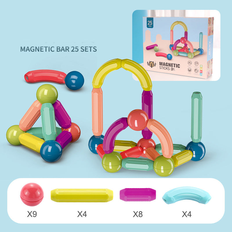 Magnetic Building Blocks Set – STEM Educational Construction Toys for Kids and Toddlers