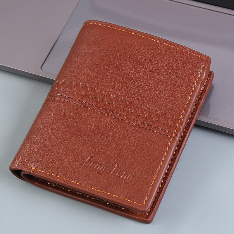 Men's Leather Wallet - Compact & Durable