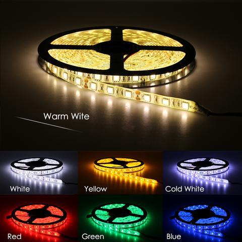 LED Light Strips - Different Color Lights 3m