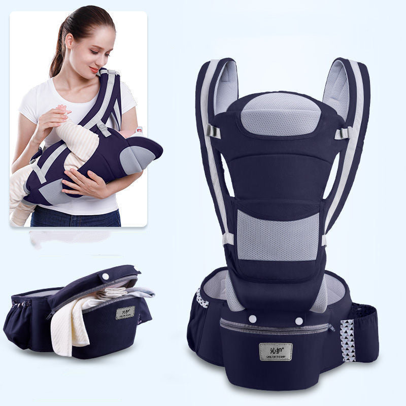 4-in-1 Baby Carrier – Convertible Hip Seat & Backpack (0-48 Months)