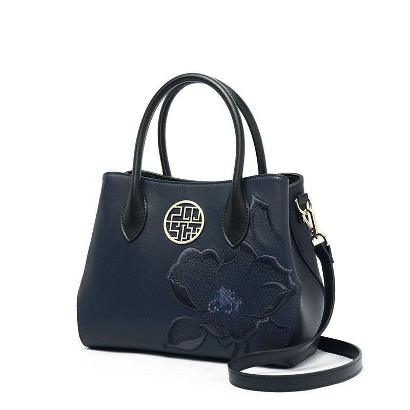 Genuine Cowhide Leather Crossbody Bag – Premium Two-Layer Craftsmanship