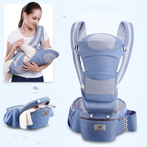 4-in-1 Baby Carrier – Convertible Hip Seat & Backpack (0-48 Months)