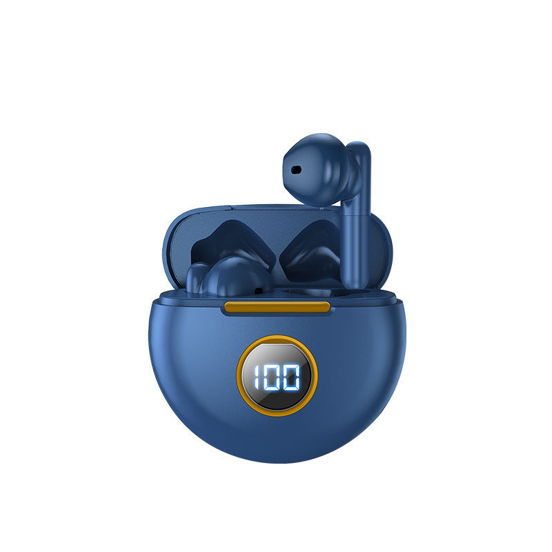 Bluetooth 5.1 Wireless Earbuds - 10m Range, Stereo Sound, 28mAh+300mAh