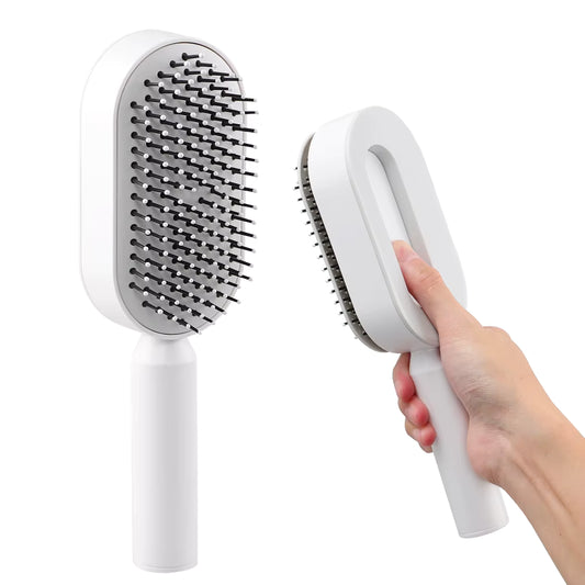Self-Cleaning Hair Brush – One-Button Hair Removal & Easy Maintenance