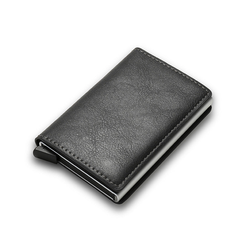 Slim Card Holder Wallet - RFID Blocking Secure Credit Card