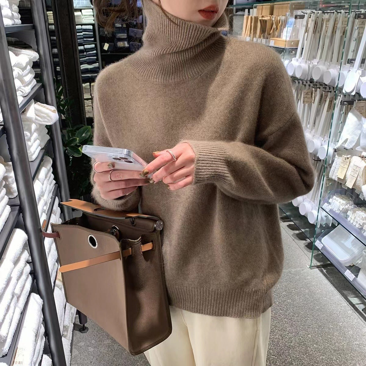 Pull tricoté polyvalent pour femme