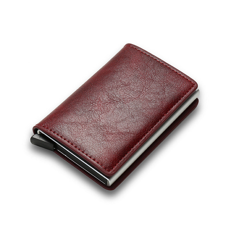 Slim Card Holder Wallet - RFID Blocking Secure Credit Card