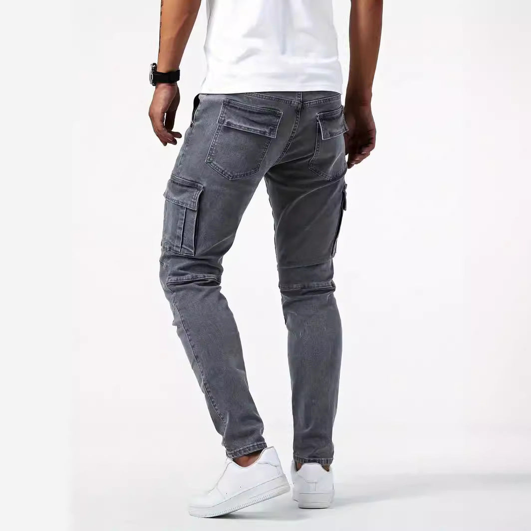 Pantalon cargo slim fit