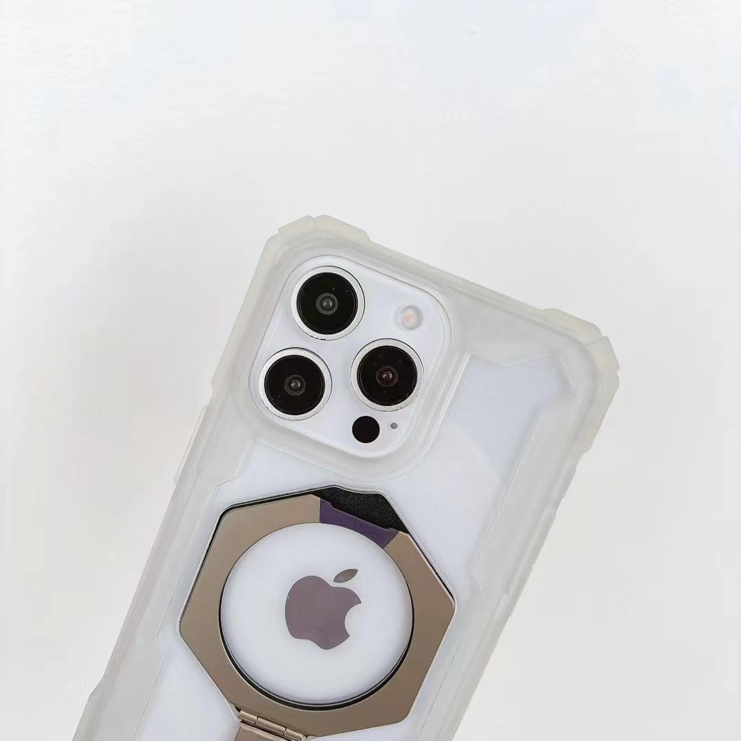 Magnetic Suction iPhone Case - Anti-Drop Protective Cover with Mounting Bracket