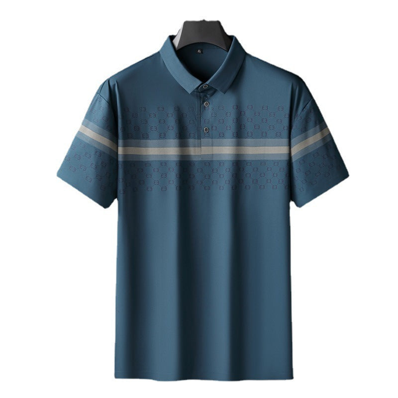 Business Men's Polo Shirt Breathable T-shirt