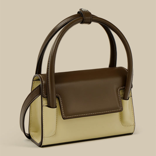 Leather Crossbody Tote Bag – Convertible Shoulder Purse for Women