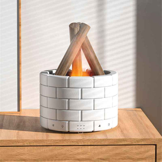 Portable Campfire Aroma Humidifier – Ambiance + Hydration