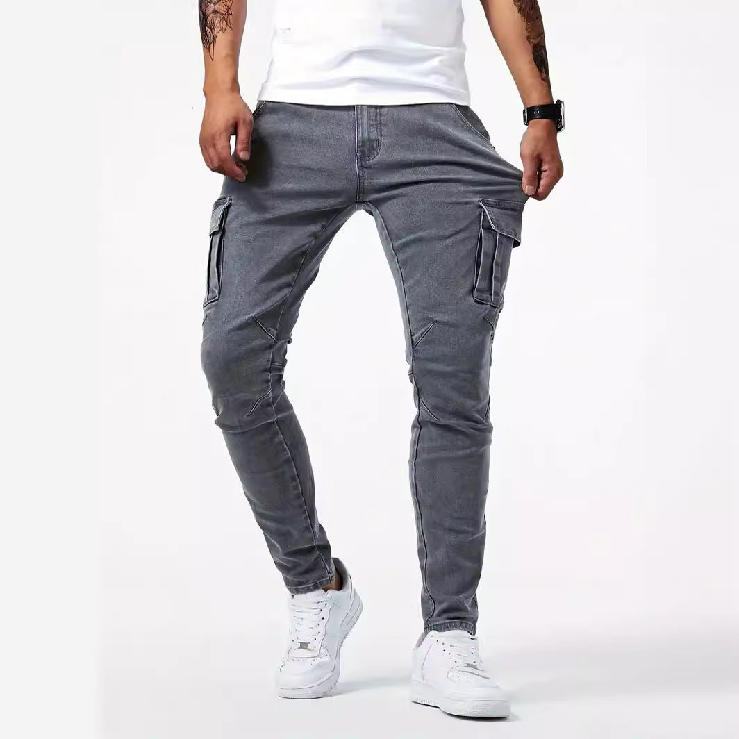 Pantalon cargo slim fit