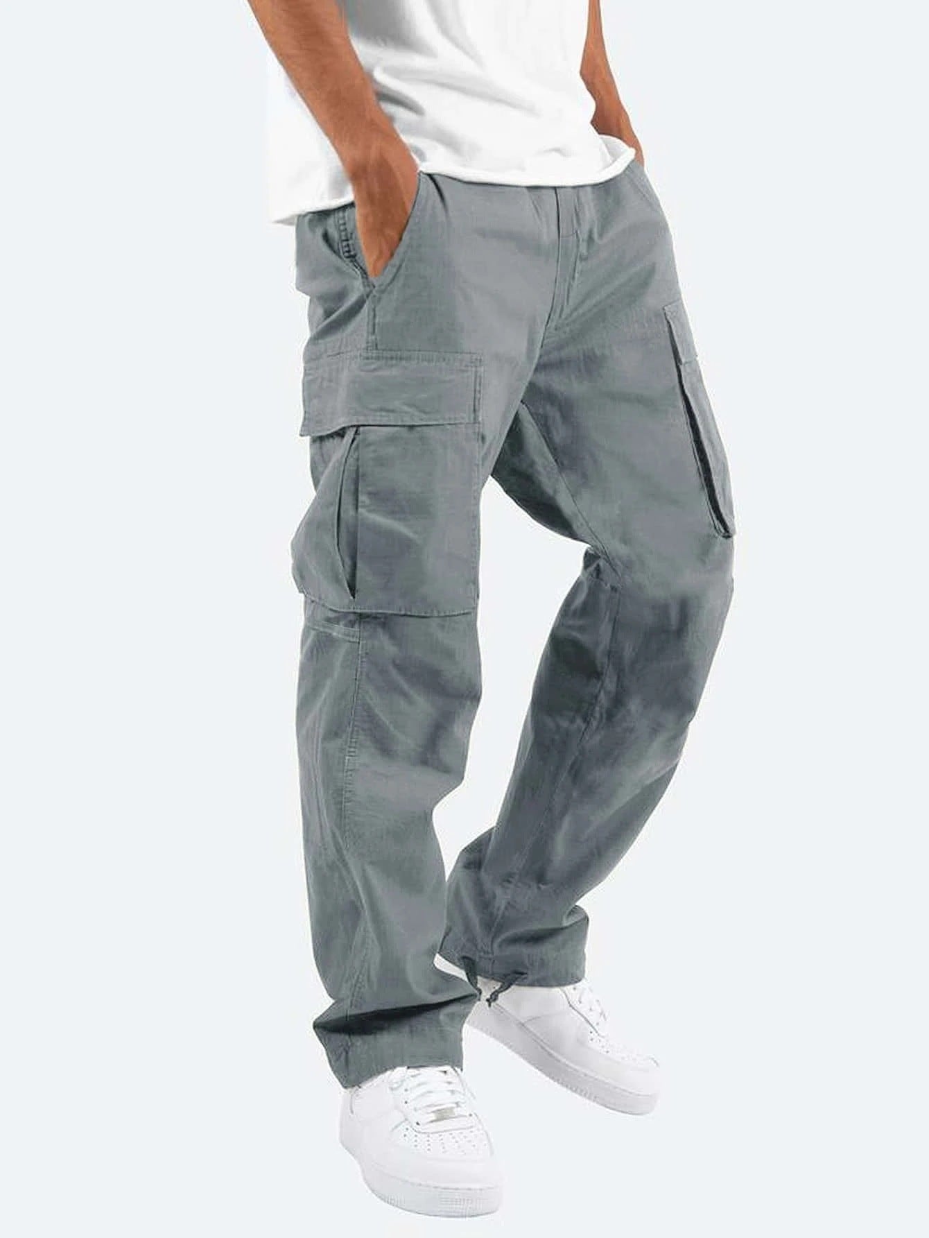 Men's Everyday Cargo Pants - Comfort Fit with Utility Pockets