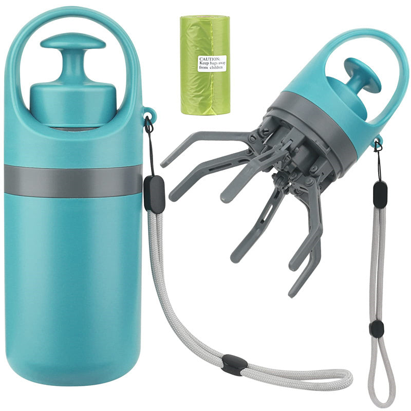 Dog Poop Grabber Tool – Hands-Free Cleanup for Walks/Hiking