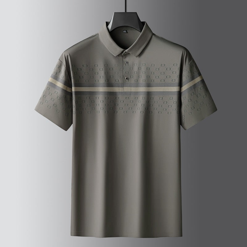 Business Men's Polo Shirt Breathable T-shirt