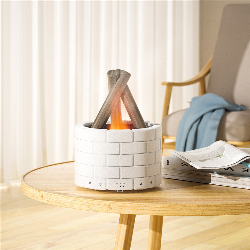 Portable Campfire Aroma Humidifier – Ambiance + Hydration