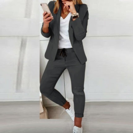 Ladies Elegant & Comfortable Blazer + Pants Set