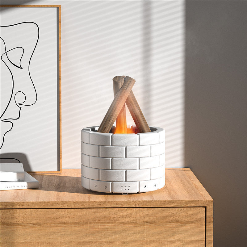 Portable Campfire Aroma Humidifier – Ambiance + Hydration