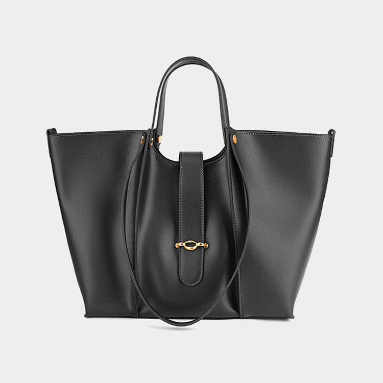Genuine Leather Large Capacity Tote Bag for Women