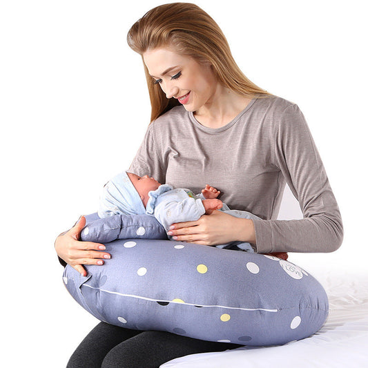 60x65cm Maternity Pillow – Breathable Cotton for Nursing & Side Sleep