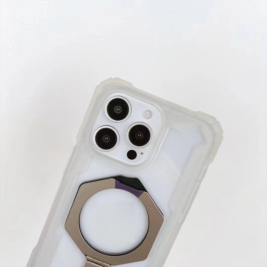 Magnetic Suction iPhone Case - Anti-Drop Protective Cover with Mounting Bracket