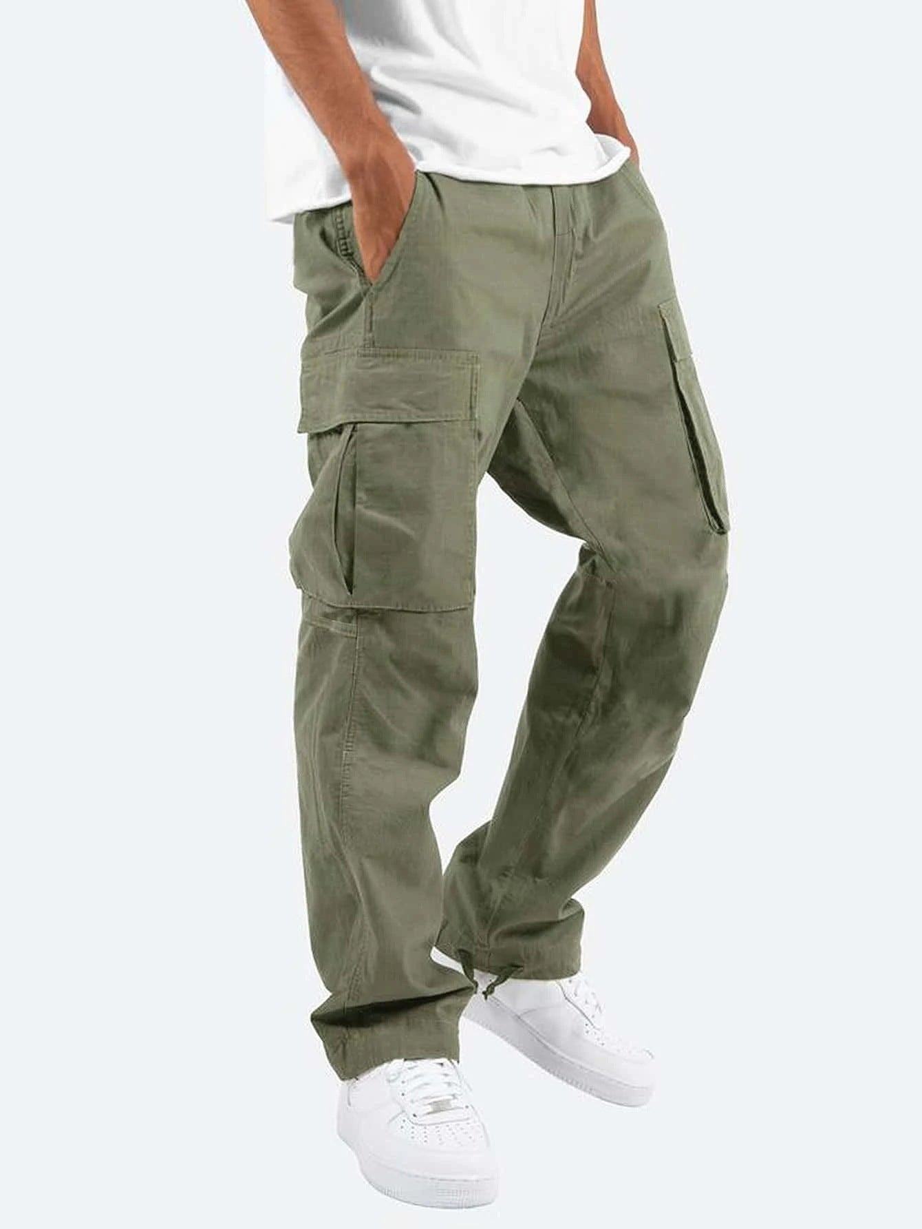 Men's Everyday Cargo Pants - Comfort Fit with Utility Pockets