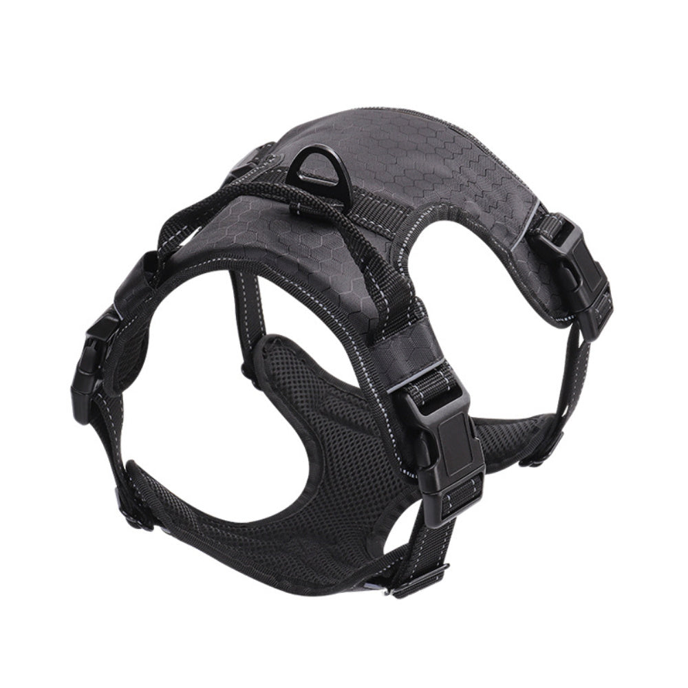 Adjustable Reflective Harness - Vest-Style Dog Leash for Small & Large Breeds