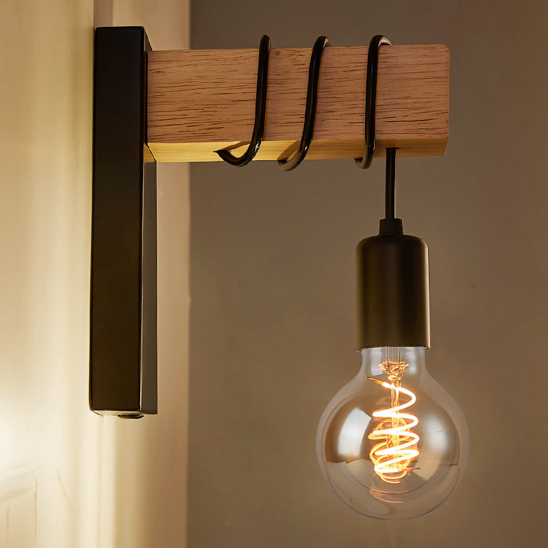 Vintage Industrial Wall Lamp - Adjustable Swing Arm Bedside Sconce