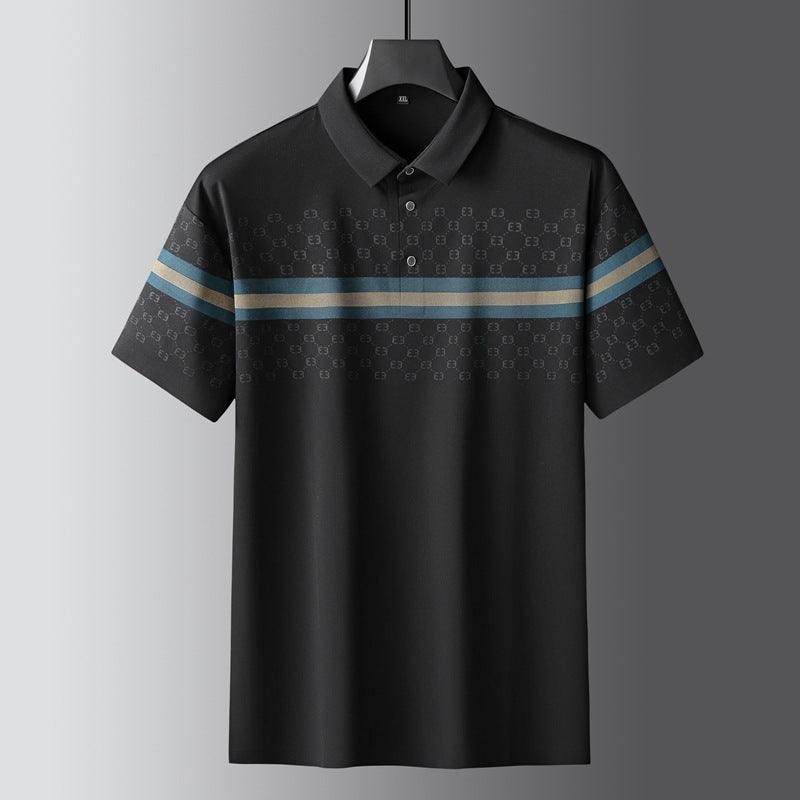 Business Men's Polo Shirt Breathable T-shirt