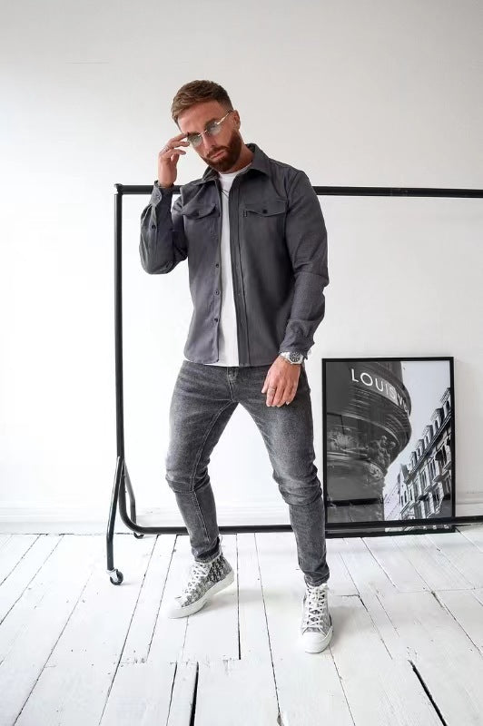 Chemise décontractée élégante et moderne pour homme