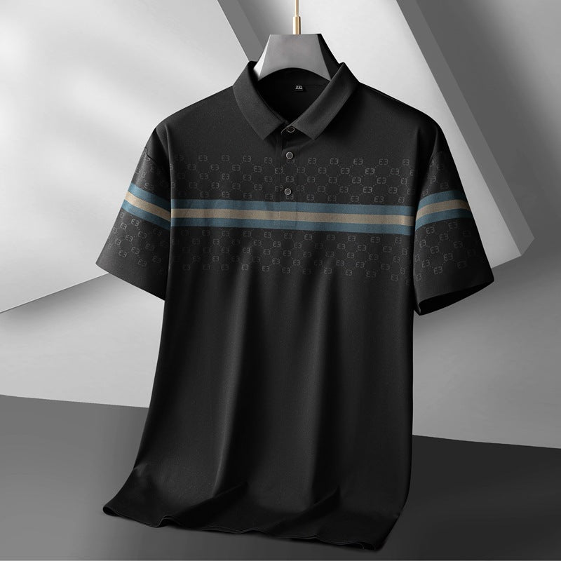 Business Men's Polo Shirt Breathable T-shirt
