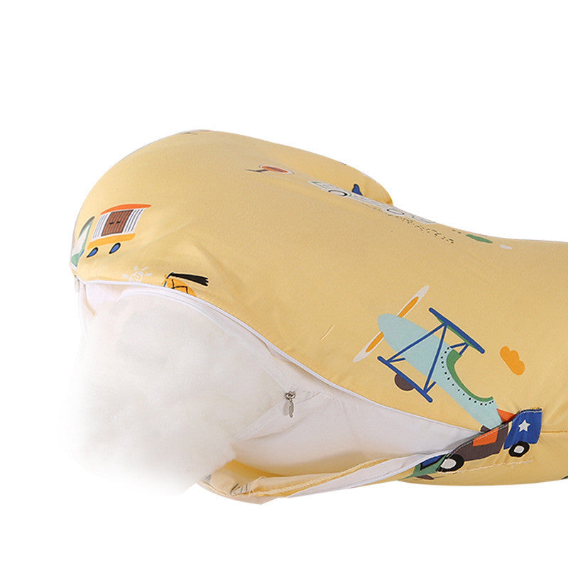 60x65cm Maternity Pillow – Breathable Cotton for Nursing & Side Sleep
