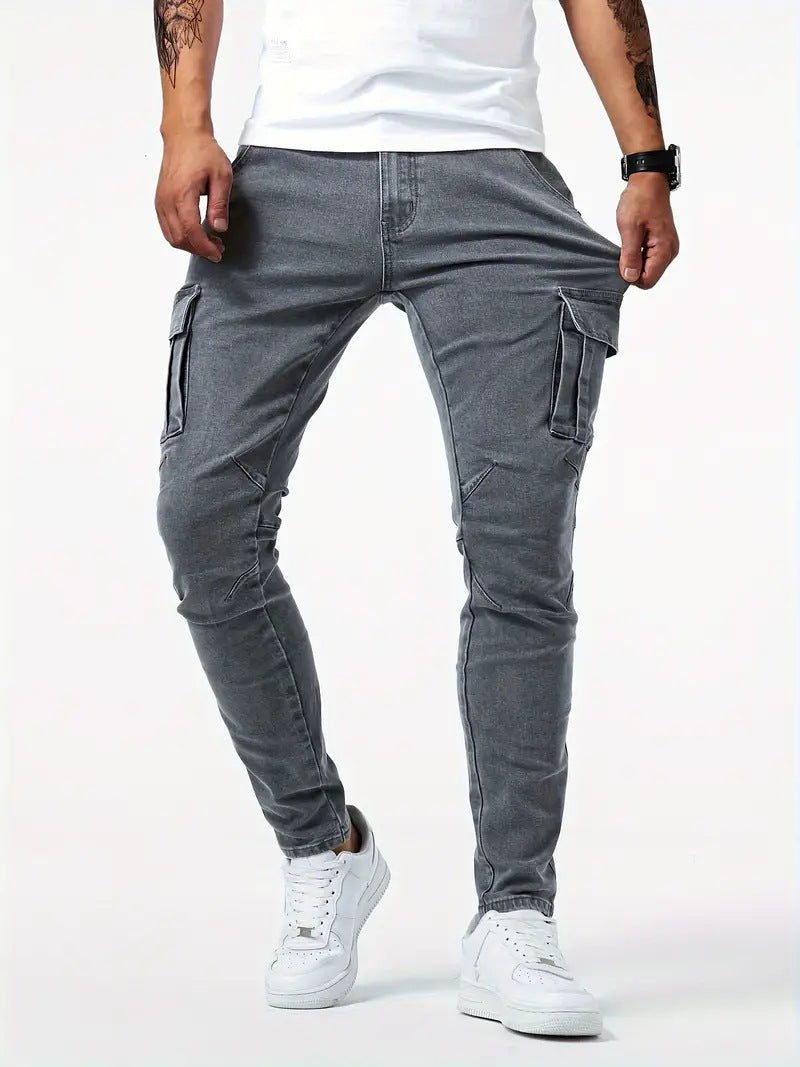 Pantalon cargo slim fit