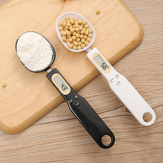 Electronic Food Scale with Measuring Spoon - Grams/Oz for Cooking